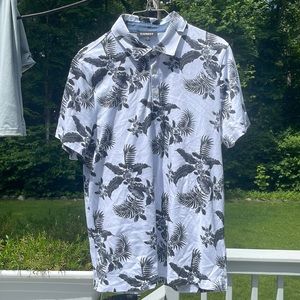 Medium Express Tropical pattern Dress Polo